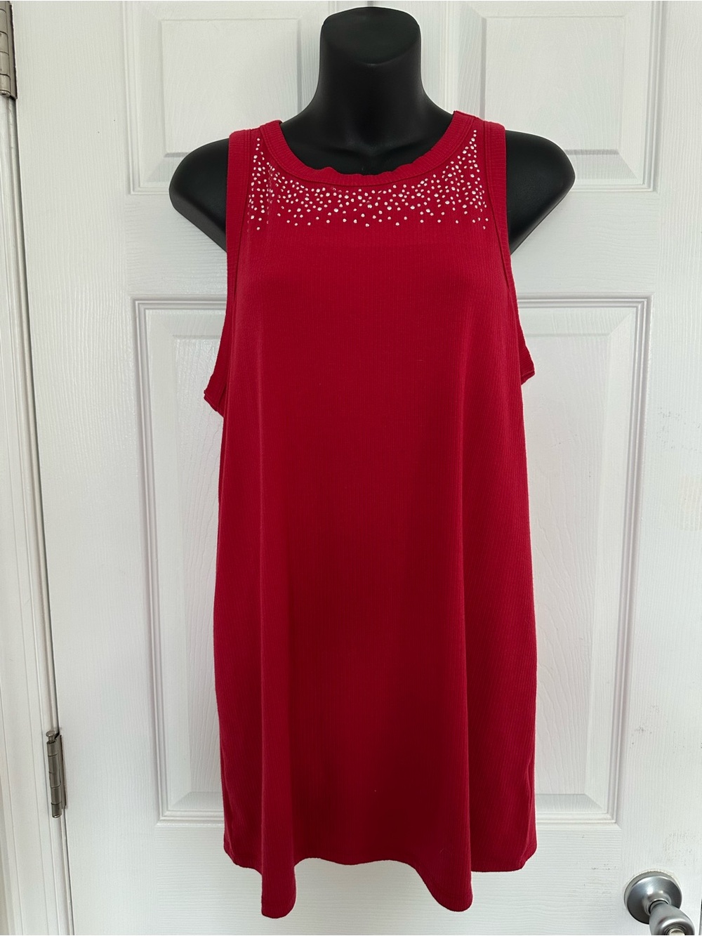 torrid Red Studded Tank Top